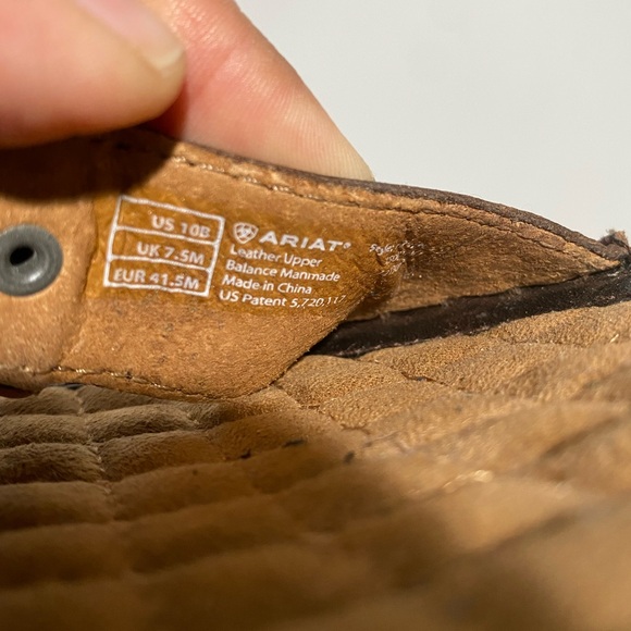 Ariat Dark Brown Shalimar Women's Sandals Leather 10 - Picture 8 of 10